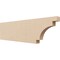 Ekena Millwork 2in. W x 8in. H x 28in. L Mediterranean Woodgrain TimberThane Rafter Tail, Primed Tan RFTUR02X08X28MEDRCPR - alternate 1